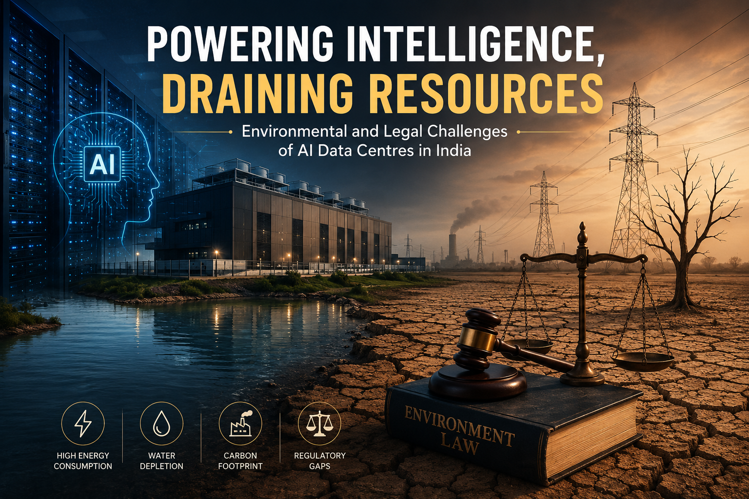 Powering Intelligence, Draining Resources: Environmental and Legal Challenges of AI Data Centres in India